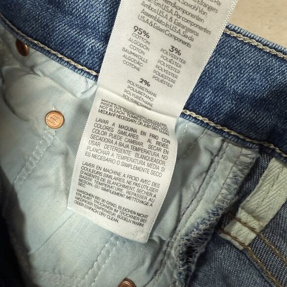 Mother Jeans Women's Size 26 Insider Crop Step Fray Juicin’ Blue Light Wash - Picture 9 of 12